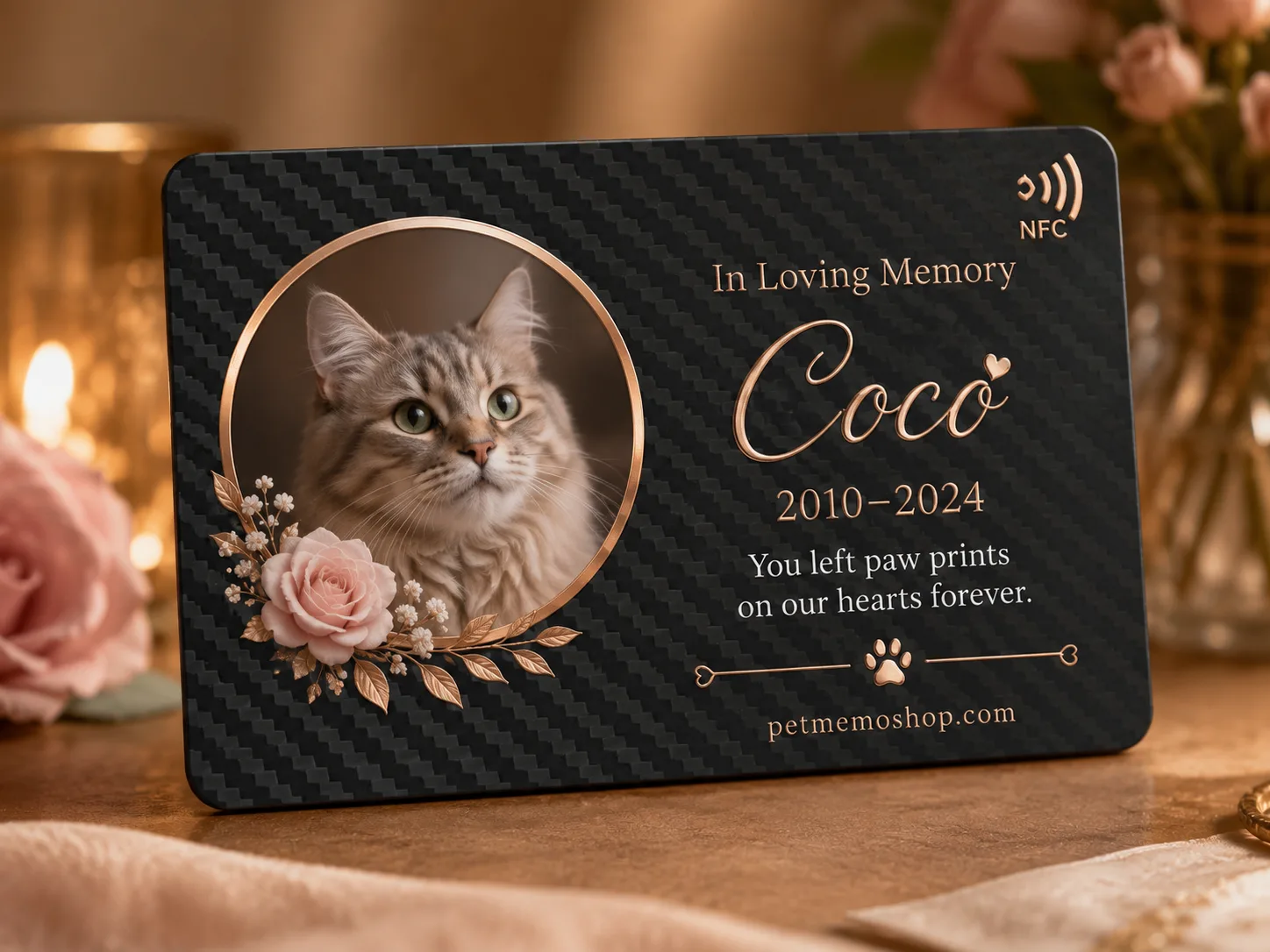 COCO digital pet memorial page