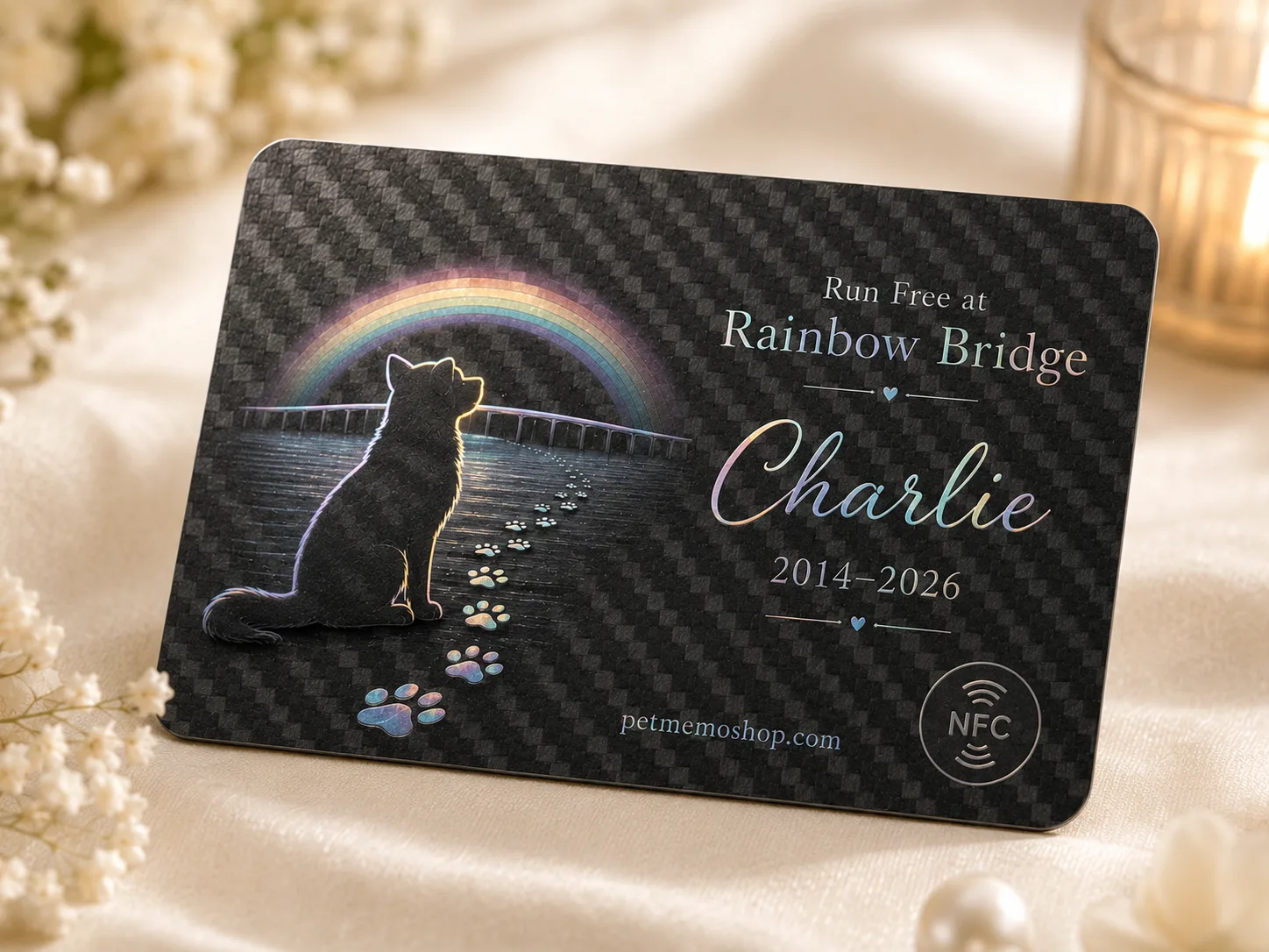 NFC memorial card premium packaging